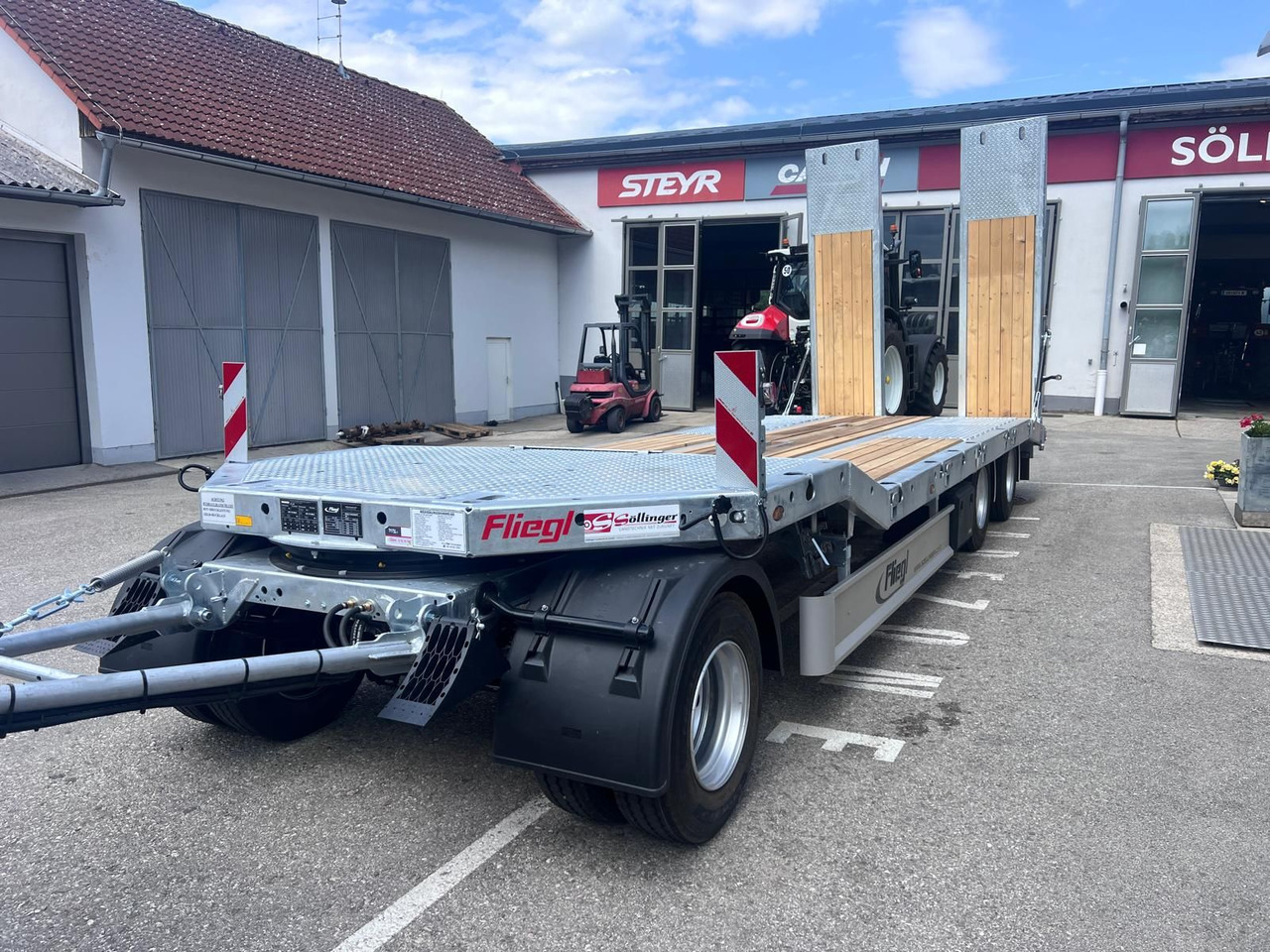 Fliegl Fliegl Tieflader DTL 300 AGRAR - Madal platvorm järelhaagis: pilt 5 Fliegl Fliegl Tieflader DTL 300 AGRAR - Madal platvorm järelhaagis: pilt 5
