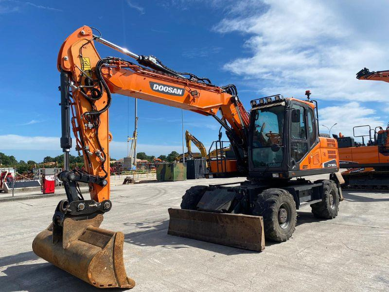 Doosan DX160W - Ratastel ekskavaator: pilt 1 Doosan DX160W - Ratastel ekskavaator: pilt 1