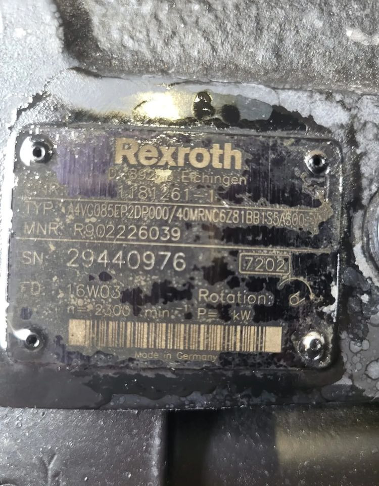 POMPA REXROTH A4VG085EP2DP000/40MRNC6Z81BB1BB1S5AS00 - Varuosa: pilt 2 POMPA REXROTH A4VG085EP2DP000/40MRNC6Z81BB1BB1S5AS00 - Varuosa: pilt 2