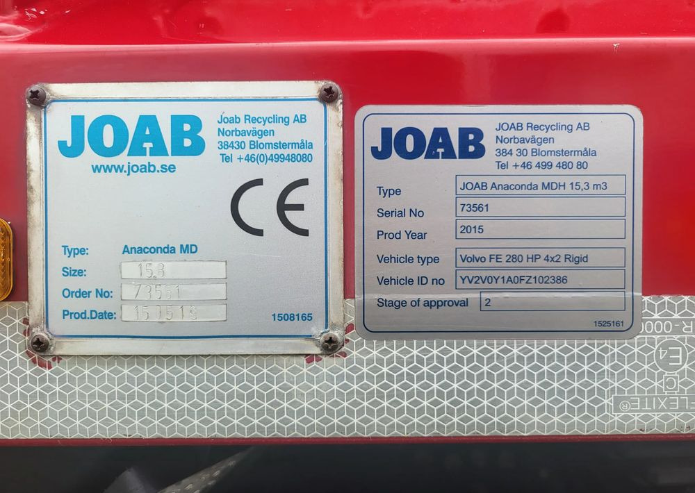 Prügiauto Volvo FE 280 4x2 śmieciarka EURO VI: pilt 9 Prügiauto Volvo FE 280 4x2 śmieciarka EURO VI: pilt 9