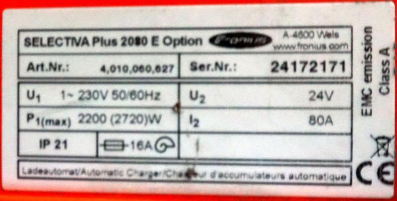 Aku FRONIUS Selectiva Plus 24 V/80 A: pilt 6