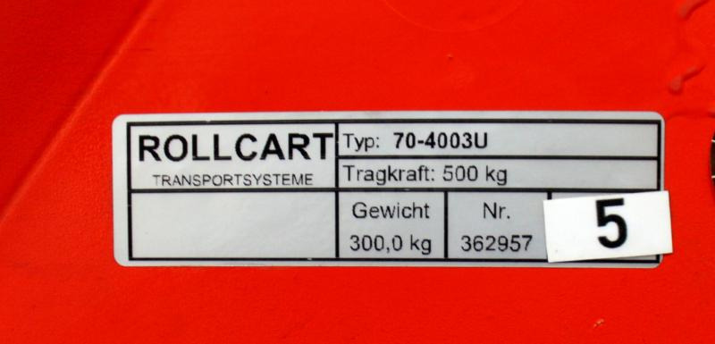 Platvormhaagis/ Madelhaagis GABRIEL Rollcart B-Frame: pilt 6