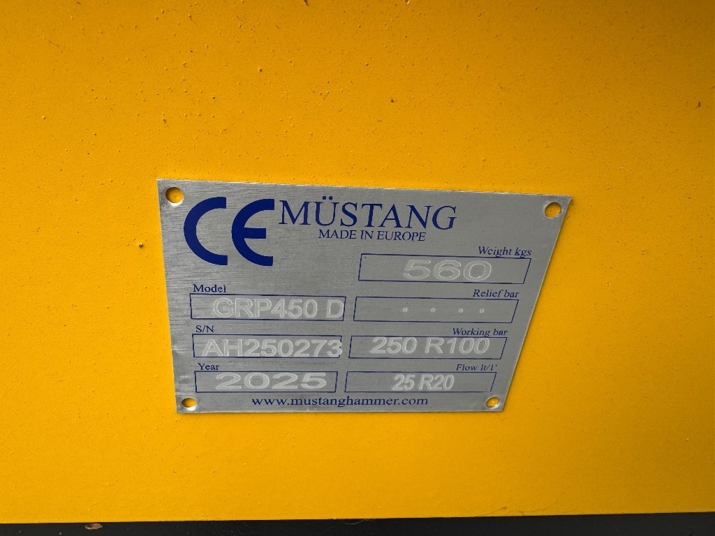 Mustang GRP 450 D - Haarats - Ehitusmasinad: pilt 2 Mustang GRP 450 D - Haarats - Ehitusmasinad: pilt 2