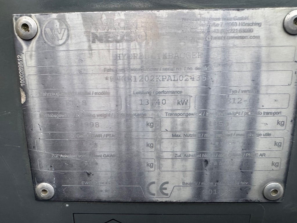 Wacker Neuson ET 18 - Miniekskavaator: pilt 4 Wacker Neuson ET 18 - Miniekskavaator: pilt 4