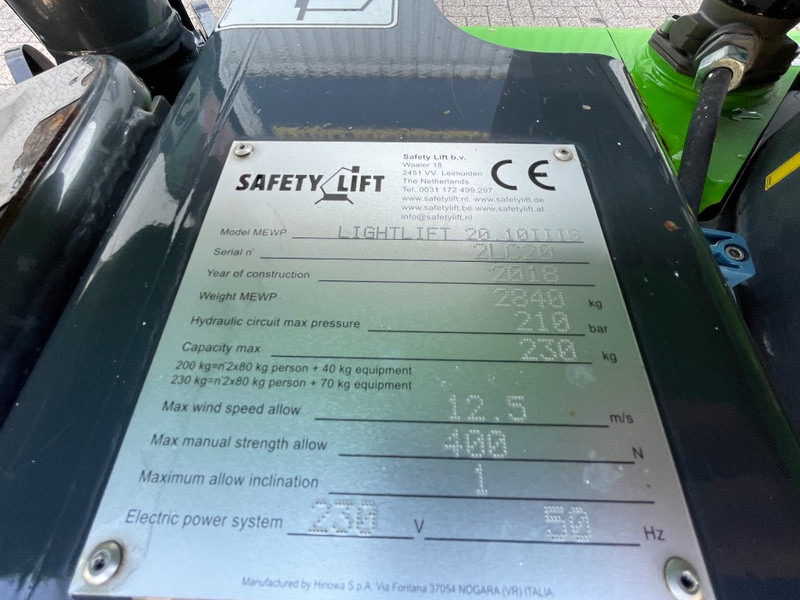 Hinowa Lightlift 20.10 IIIS - Liigendpoom: pilt 3 Hinowa Lightlift 20.10 IIIS - Liigendpoom: pilt 3