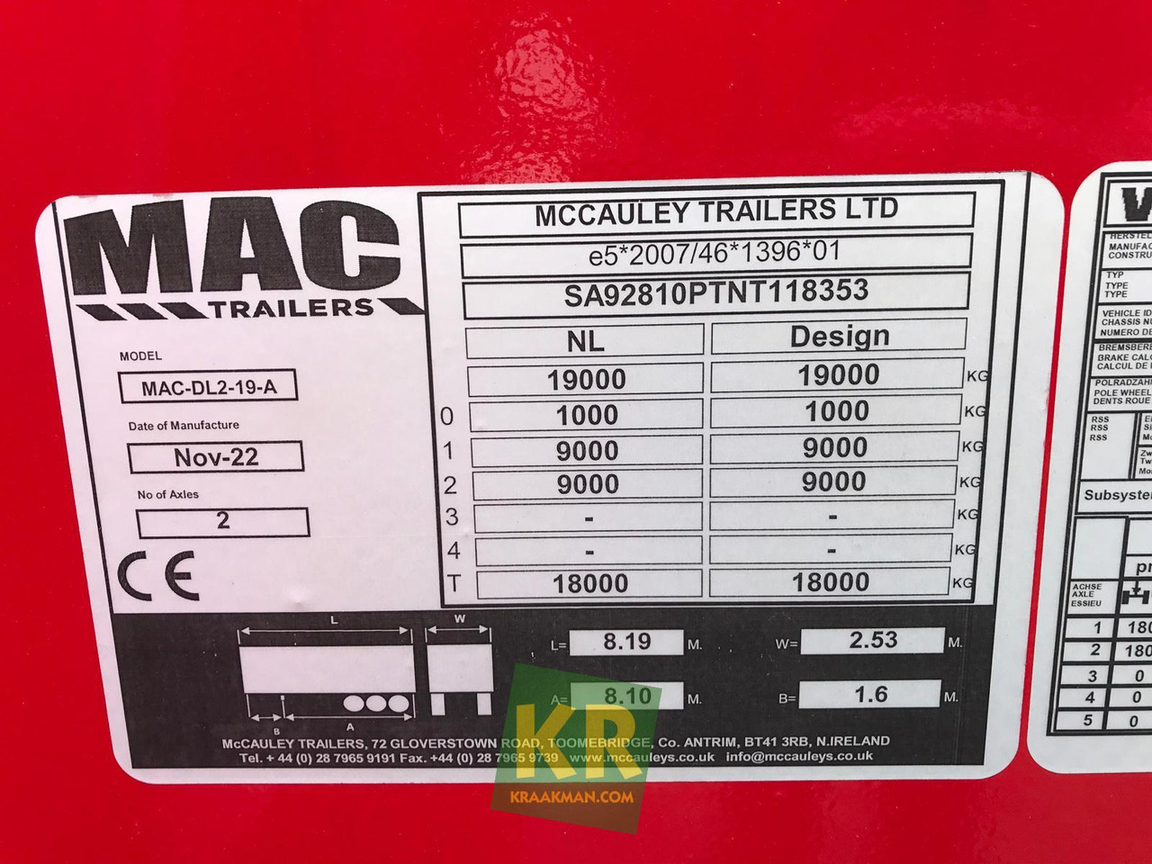 16 PREMIUM MAC Trailers - Madal platvorm järelhaagis: pilt 3 16 PREMIUM MAC Trailers - Madal platvorm järelhaagis: pilt 3