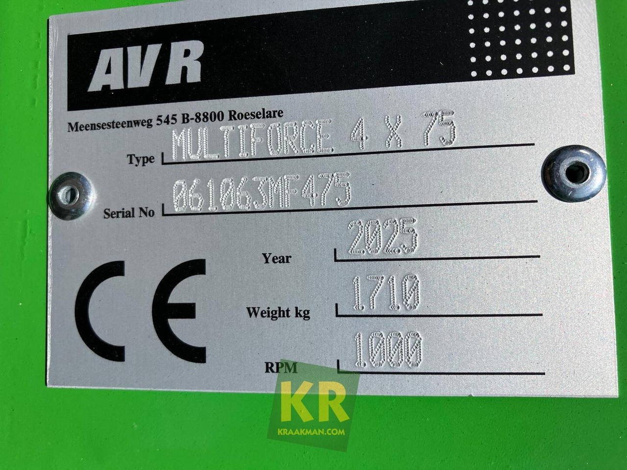 MultiForce AVR - Kultivaator: pilt 1 MultiForce AVR - Kultivaator: pilt 1