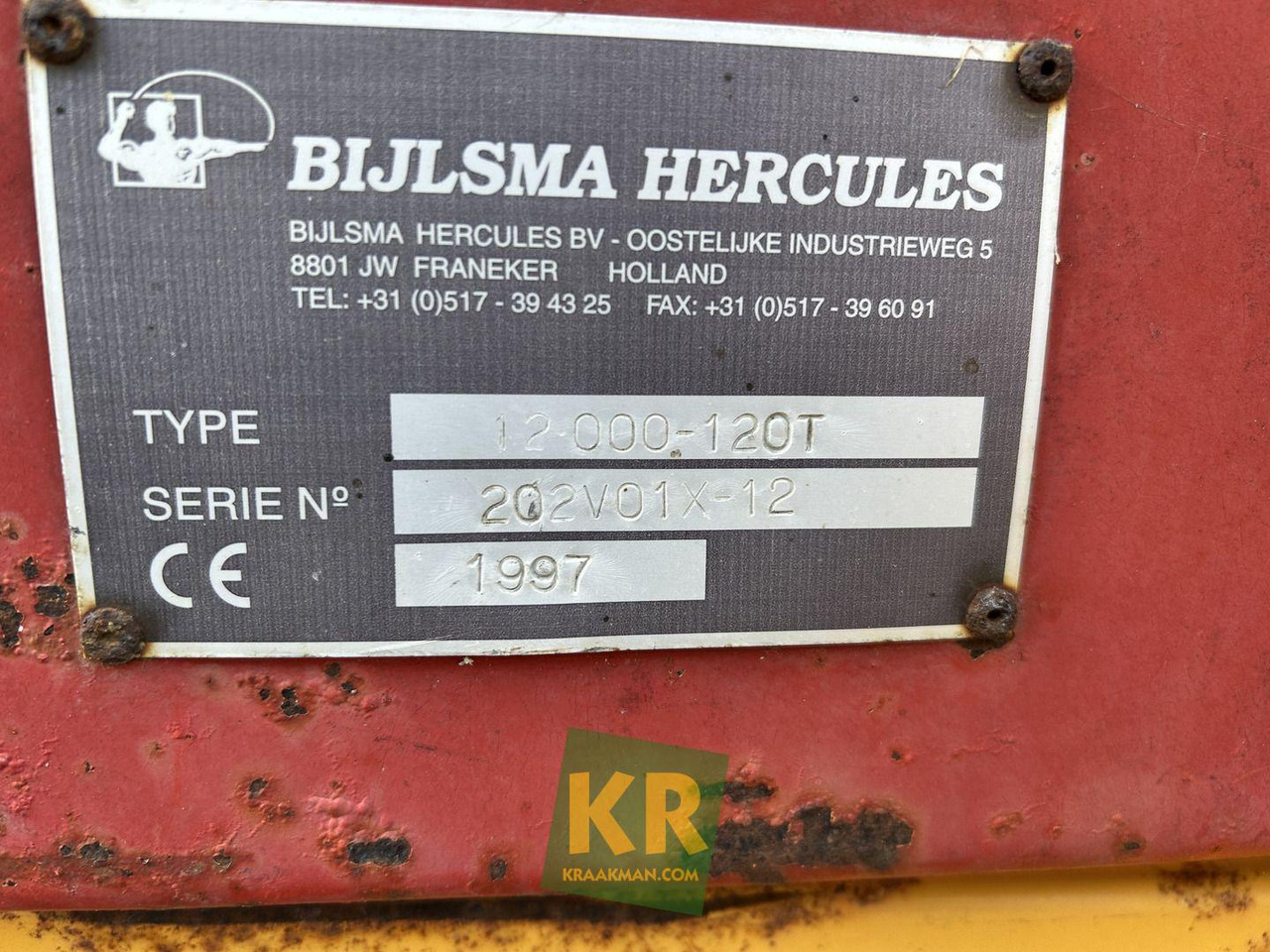 Overig Bijlsma  - Põllutöö tõstuk-järelhaagis/ Kallur: pilt 4 Overig Bijlsma  - Põllutöö tõstuk-järelhaagis/ Kallur: pilt 4