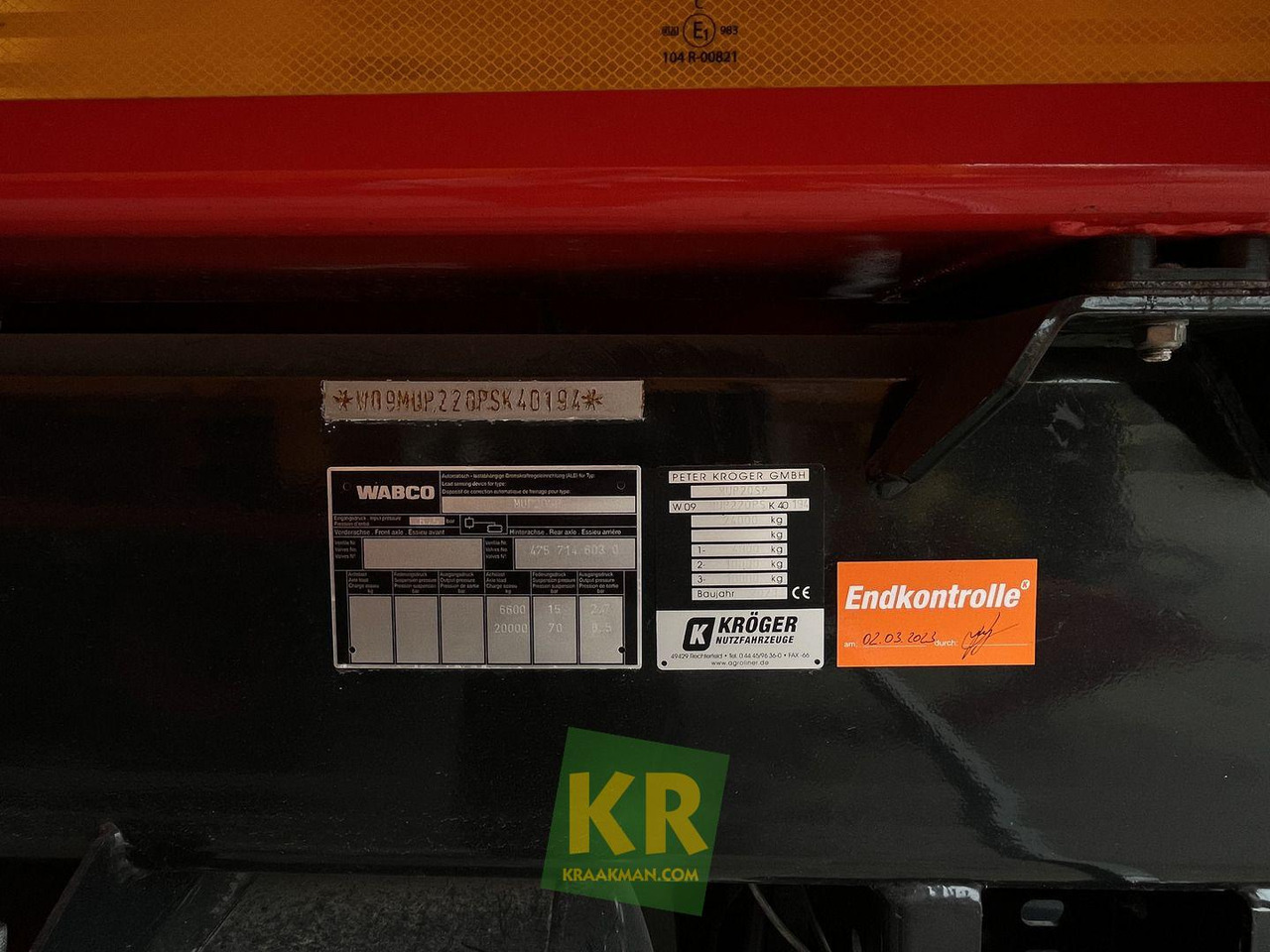 Overig Kröger - Põllutöö tõstuk-järelhaagis/ Kallur: pilt 5 Overig Kröger - Põllutöö tõstuk-järelhaagis/ Kallur: pilt 5