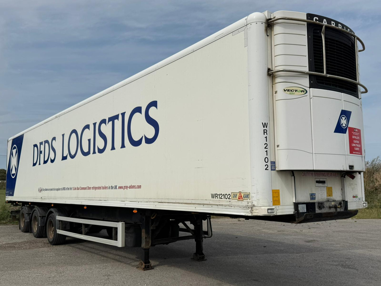 2012 Gray & Adams 15.6m Fridge Trailer – WR12102 - Külmutiga poolhaagis: pilt 3 2012 Gray & Adams 15.6m Fridge Trailer – WR12102 - Külmutiga poolhaagis: pilt 3