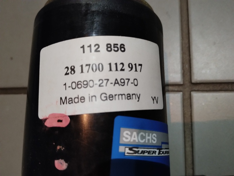AMORTYZATOR KABINY MAN M90 F90 M2000 F2000 112856 SACHS 81417226010 81417226013 - Kabiini vedrustus: pilt 2 AMORTYZATOR KABINY MAN M90 F90 M2000 F2000 112856 SACHS 81417226010 81417226013 - Kabiini vedrustus: pilt 2