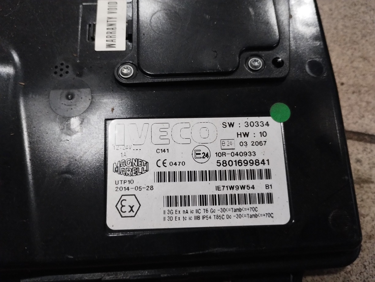 MODUŁ STEROWNIK TELEMATYKI IVECO STARLIS HI-WAY E6 5801699841 - Kabiin ja interjöör: pilt 4 MODUŁ STEROWNIK TELEMATYKI IVECO STARLIS HI-WAY E6 5801699841 - Kabiin ja interjöör: pilt 4