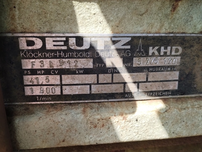 SILNIK Deutz F3 L 912 - Mootor ja varuosad - Ehitusmasinad: pilt 2 SILNIK Deutz F3 L 912 - Mootor ja varuosad - Ehitusmasinad: pilt 2