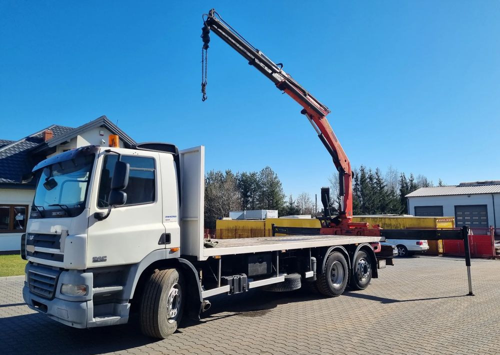 DAF CF 85 360 - Madelveok/ Platvormveok, Kraanaga veoauto: pilt 1 DAF CF 85 360 - Madelveok/ Platvormveok, Kraanaga veoauto: pilt 1