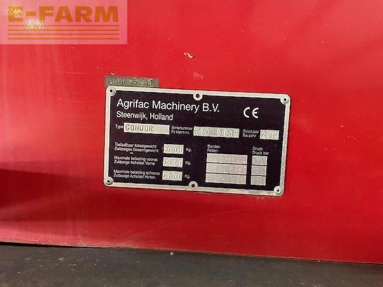 Agrifac g-agrifac-veldspuit 33 mtr - Järelveetav pritsija: pilt 4 Agrifac g-agrifac-veldspuit 33 mtr - Järelveetav pritsija: pilt 4