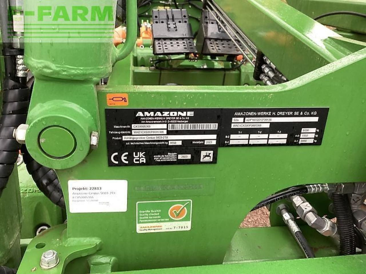 Amazone grubber cenius 5003-2tx - Kultivaator: pilt 4 Amazone grubber cenius 5003-2tx - Kultivaator: pilt 4