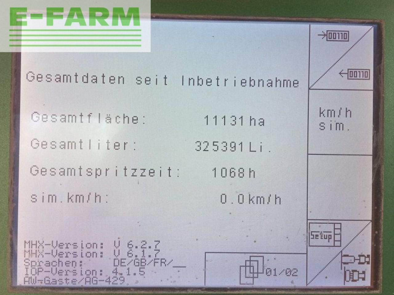 Järelveetav pritsija Amazone ux 4200: pilt 9 Järelveetav pritsija Amazone ux 4200: pilt 9