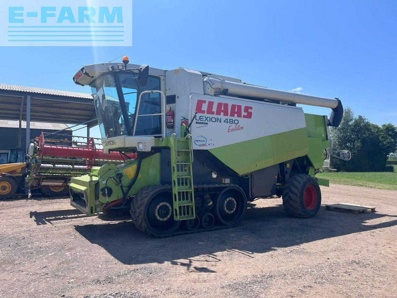 CLAAS LEXION 480 EVOLUTION TT - Kombain: pilt 1 CLAAS LEXION 480 EVOLUTION TT - Kombain: pilt 1