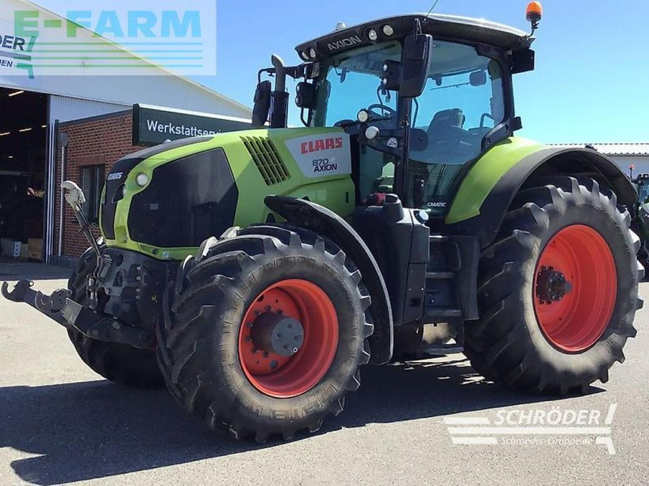 Traktor CLAAS axion 870 cmatic rtk CMATIC: pilt 8