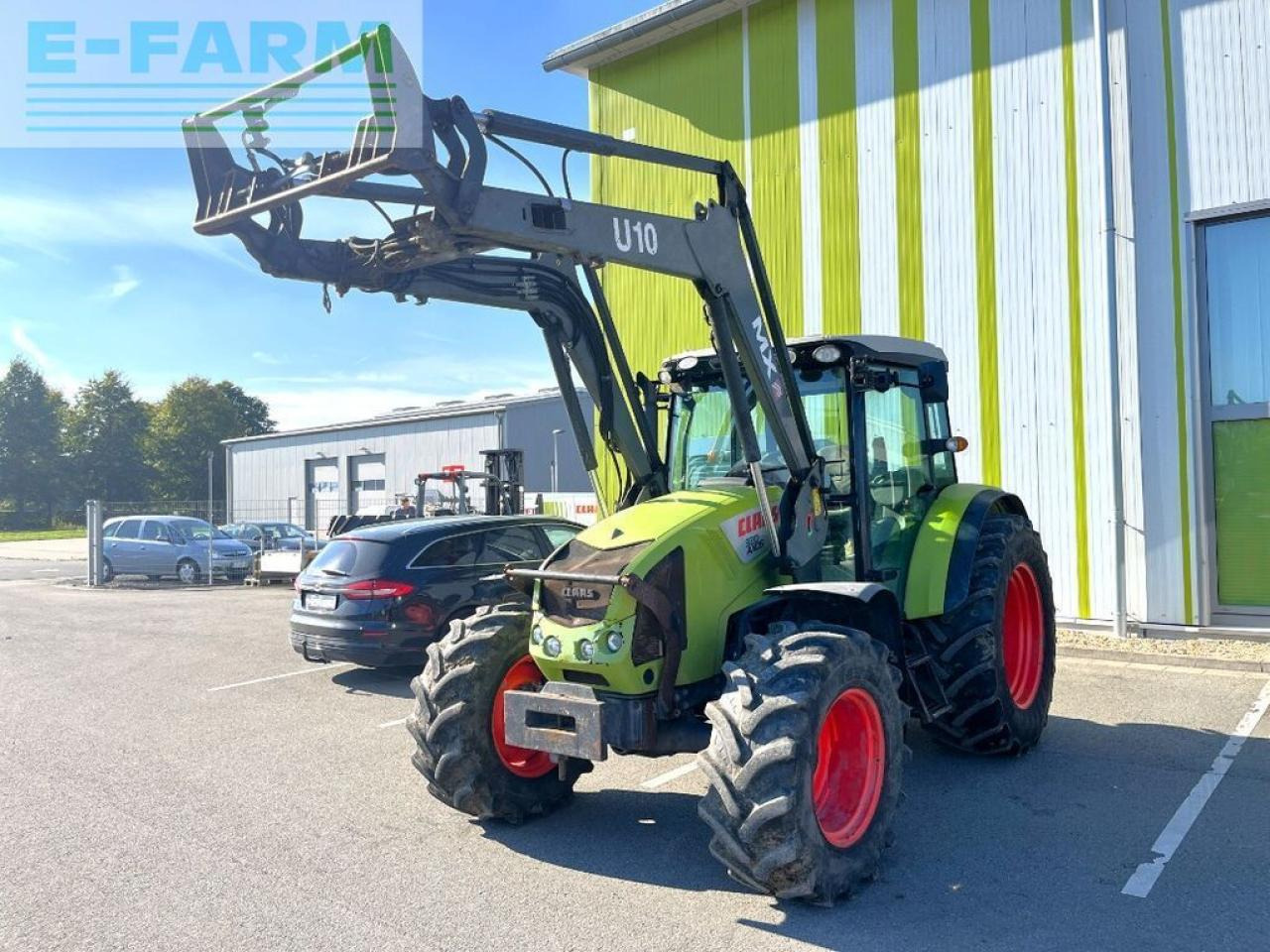 CLAAS axos 320 cx, frontlader mx u10 CX - Traktor: pilt 2 CLAAS axos 320 cx, frontlader mx u10 CX - Traktor: pilt 2