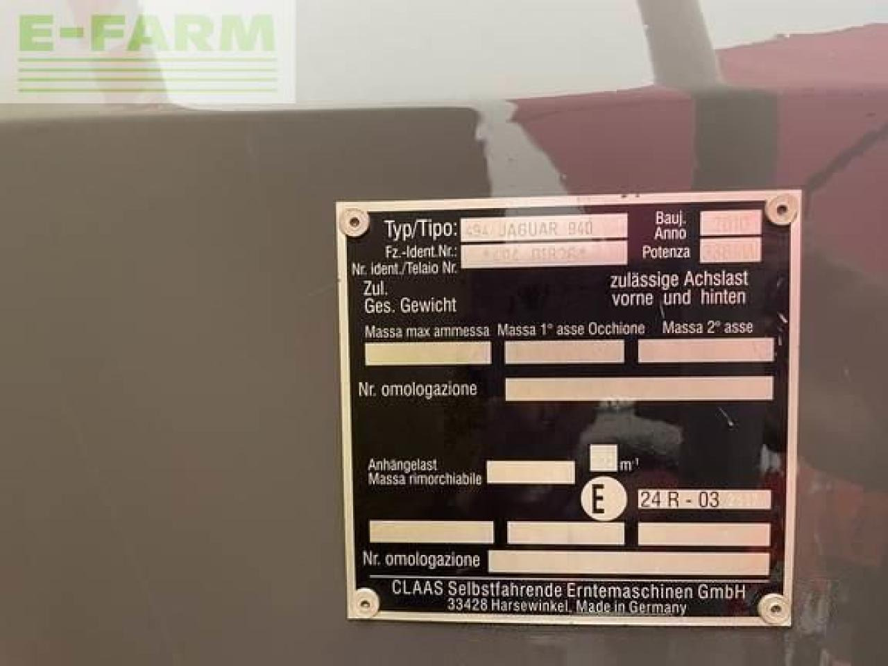 CLAAS jaguar 940 - Koristusmasin: pilt 4 CLAAS jaguar 940 - Koristusmasin: pilt 4