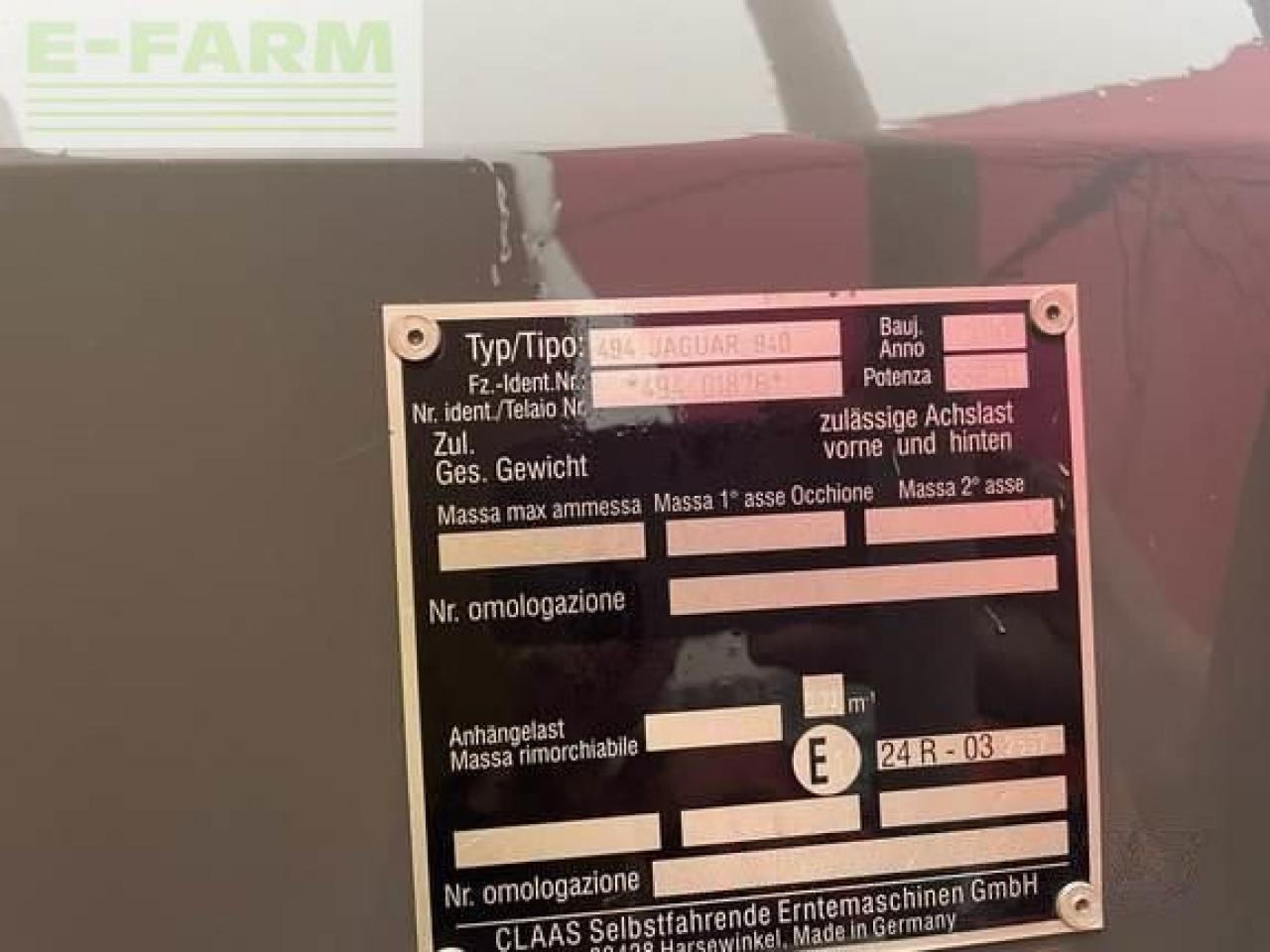 CLAAS jaguar 940 - Koristusmasin: pilt 5 CLAAS jaguar 940 - Koristusmasin: pilt 5