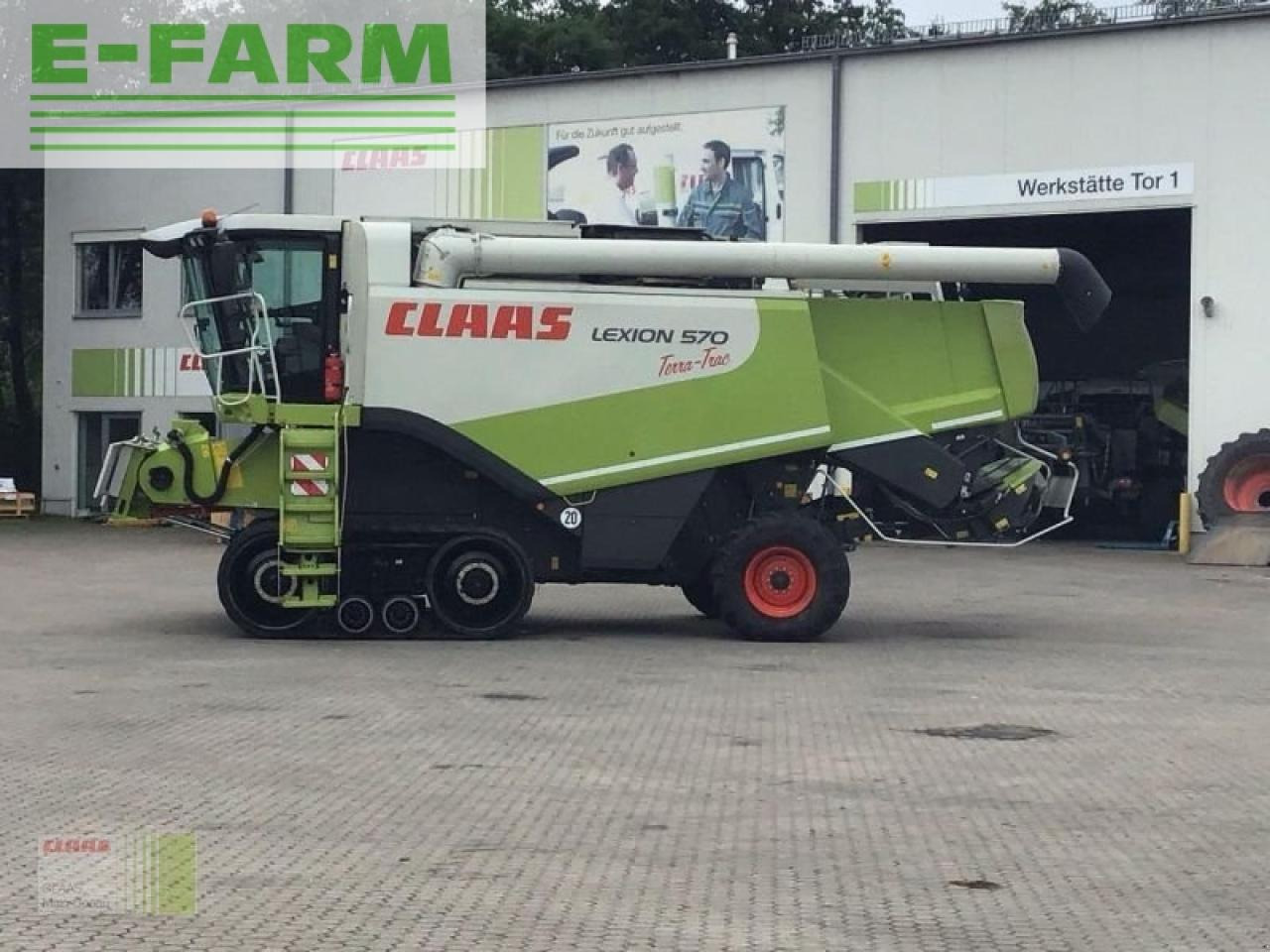 CLAAS lexion 570tt mit v750+tw - Kombain: pilt 1 CLAAS lexion 570tt mit v750+tw - Kombain: pilt 1