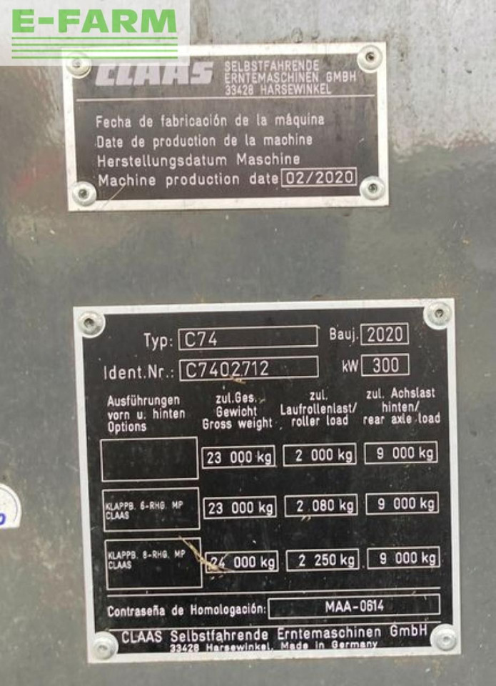 Kombain CLAAS lexion 660 tt mit vario 930: pilt 13