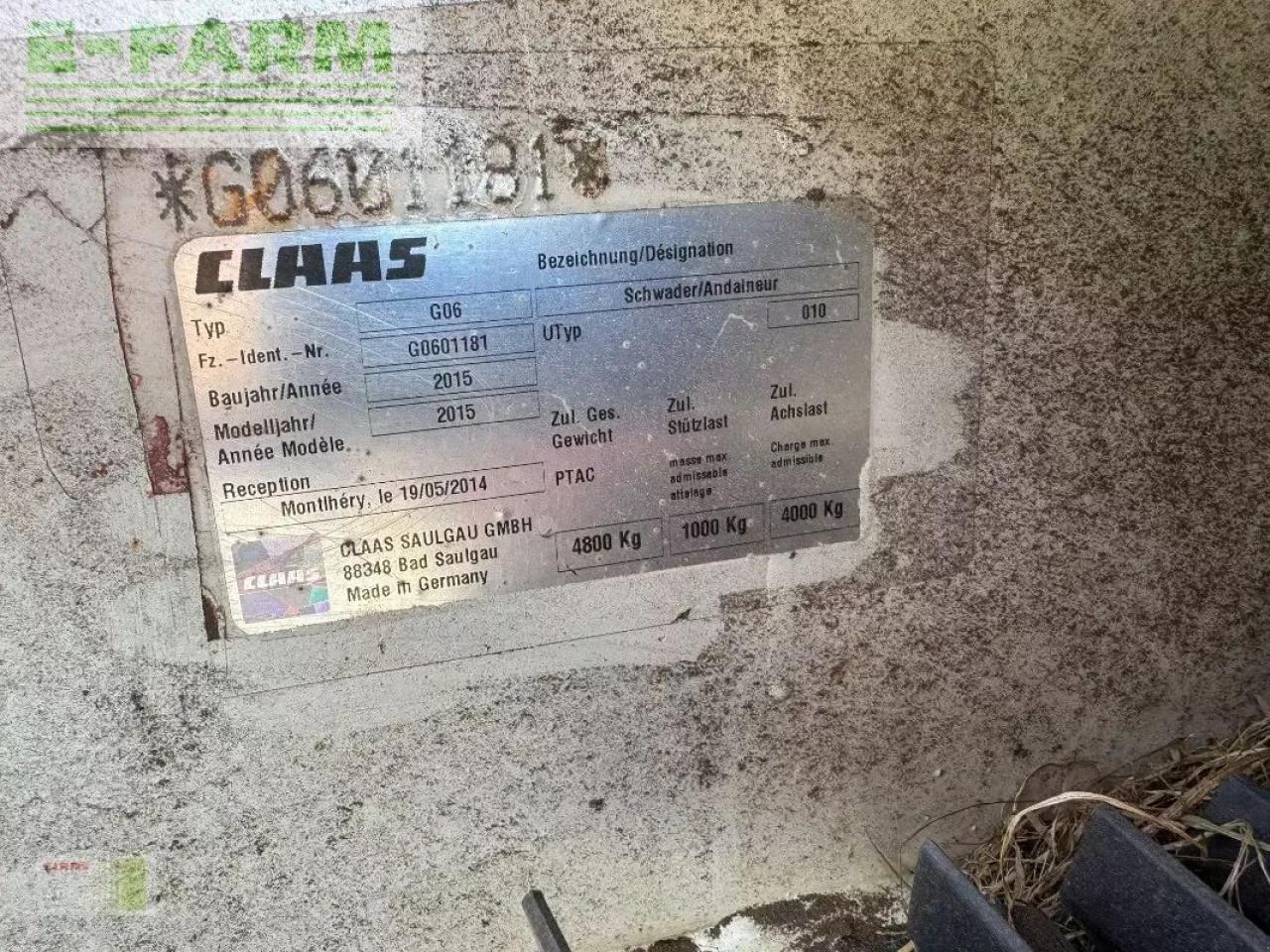 CLAAS liner 3600 - Kaarutaja/ Reha: pilt 2 CLAAS liner 3600 - Kaarutaja/ Reha: pilt 2