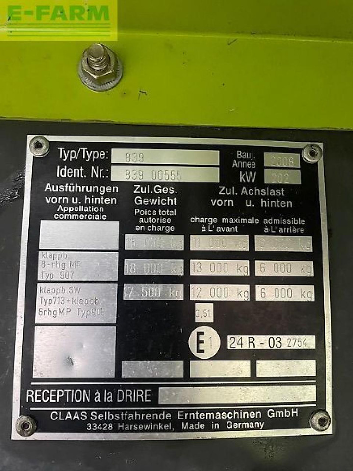 CLAAS tucano 450 - Kombain: pilt 3 CLAAS tucano 450 - Kombain: pilt 3