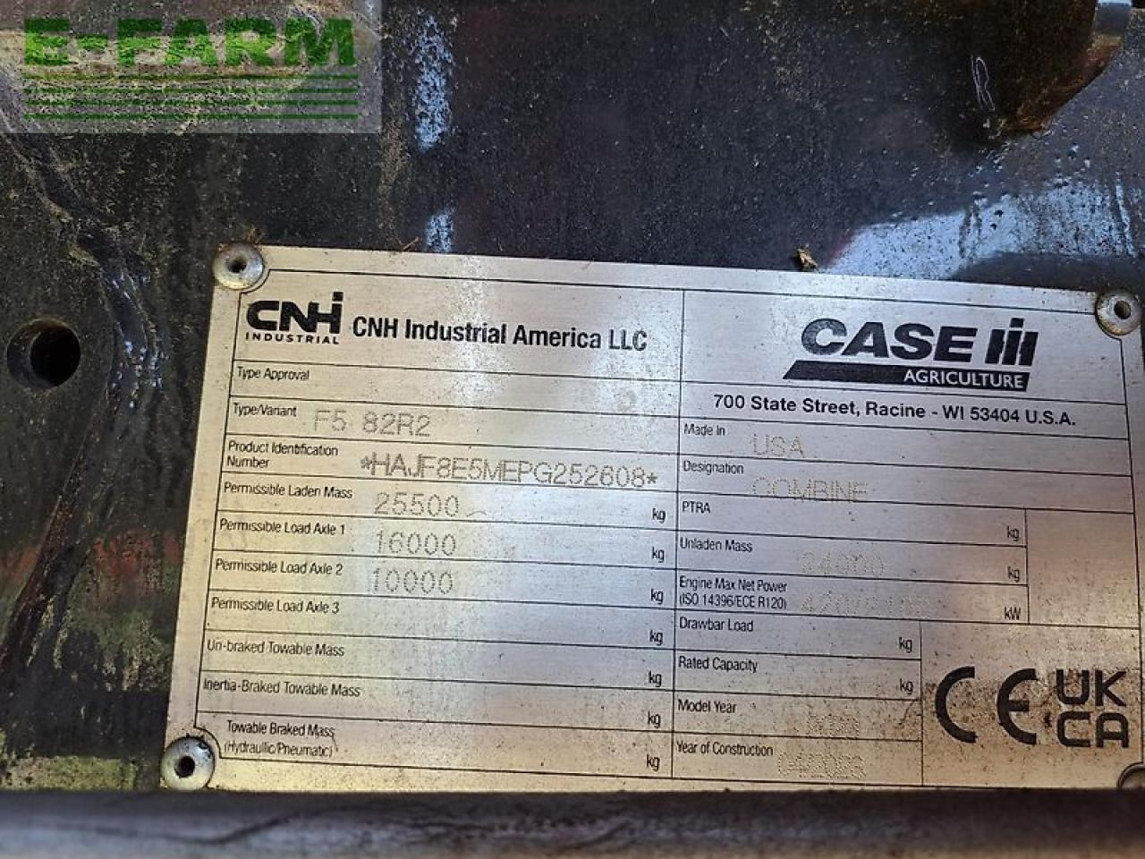 Case-IH case axial flow 8250 st5 p - Kombain: pilt 4 Case-IH case axial flow 8250 st5 p - Kombain: pilt 4