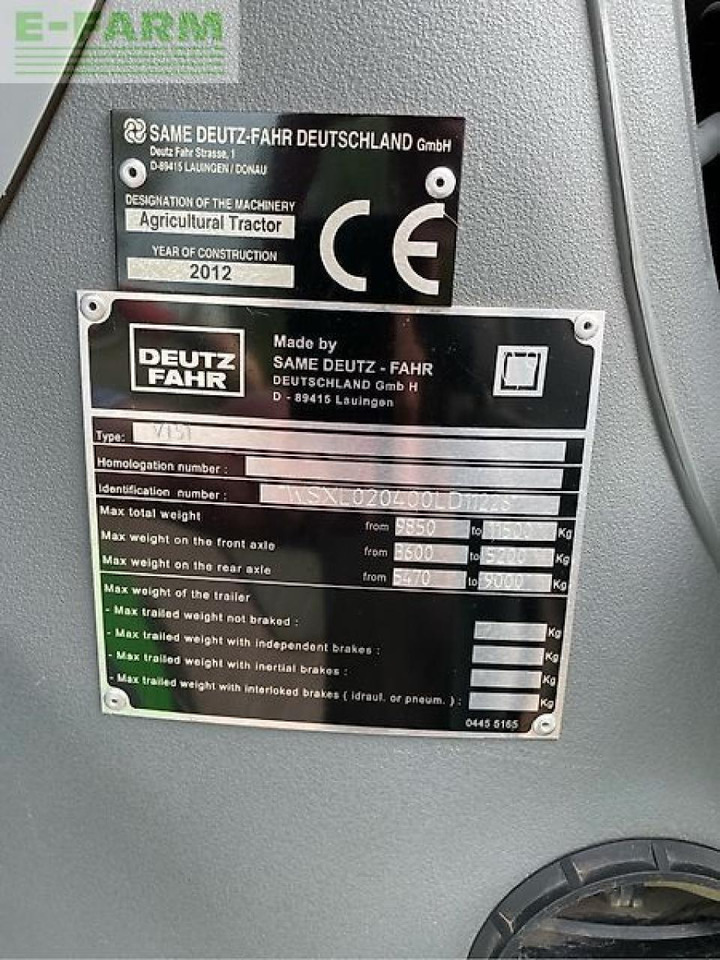 Traktor Deutz-Fahr ttv 630: pilt 34