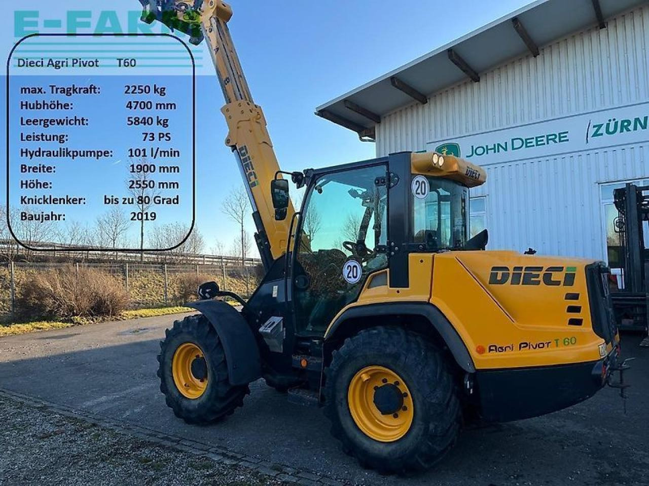 Dieci agri pivot t60 teleskopradlader - Rataslaadur: pilt 1 Dieci agri pivot t60 teleskopradlader - Rataslaadur: pilt 1