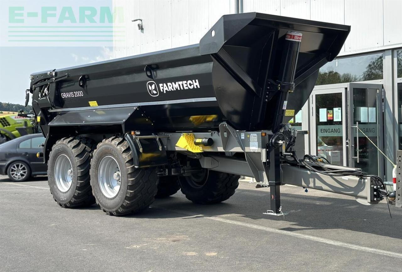 Farmtech gravis 2000 hardox black edition - Põllutöö tõstuk-järelhaagis/ Kallur: pilt 3 Farmtech gravis 2000 hardox black edition - Põllutöö tõstuk-järelhaagis/ Kallur: pilt 3