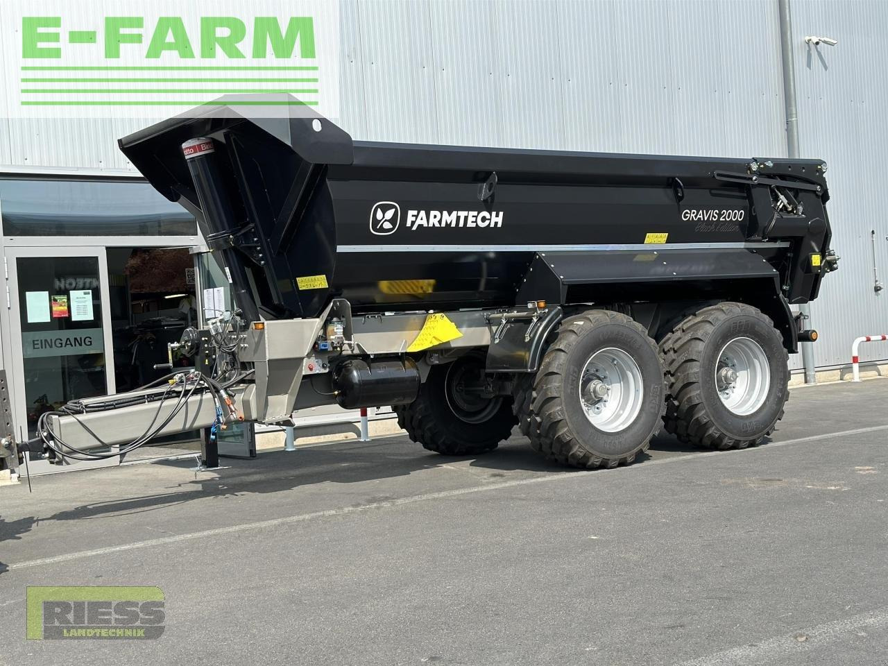 Farmtech gravis 2000 hardox black edition - Põllutöö tõstuk-järelhaagis/ Kallur: pilt 1 Farmtech gravis 2000 hardox black edition - Põllutöö tõstuk-järelhaagis/ Kallur: pilt 1