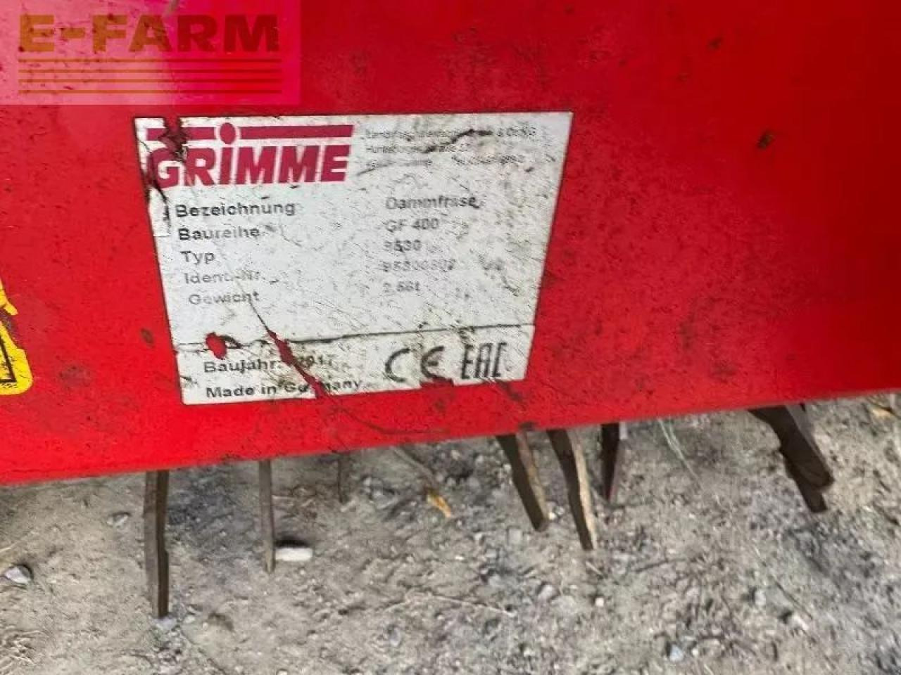 Grimme gf400 - Maaharimisseadmed: pilt 4 Grimme gf400 - Maaharimisseadmed: pilt 4