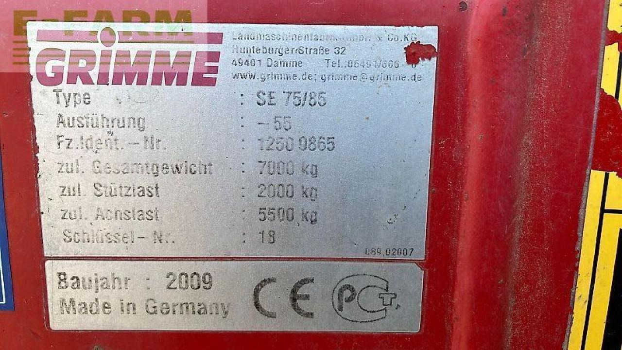 Grimme se 85-55 - Kartulivõtumasin: pilt 4 Grimme se 85-55 - Kartulivõtumasin: pilt 4