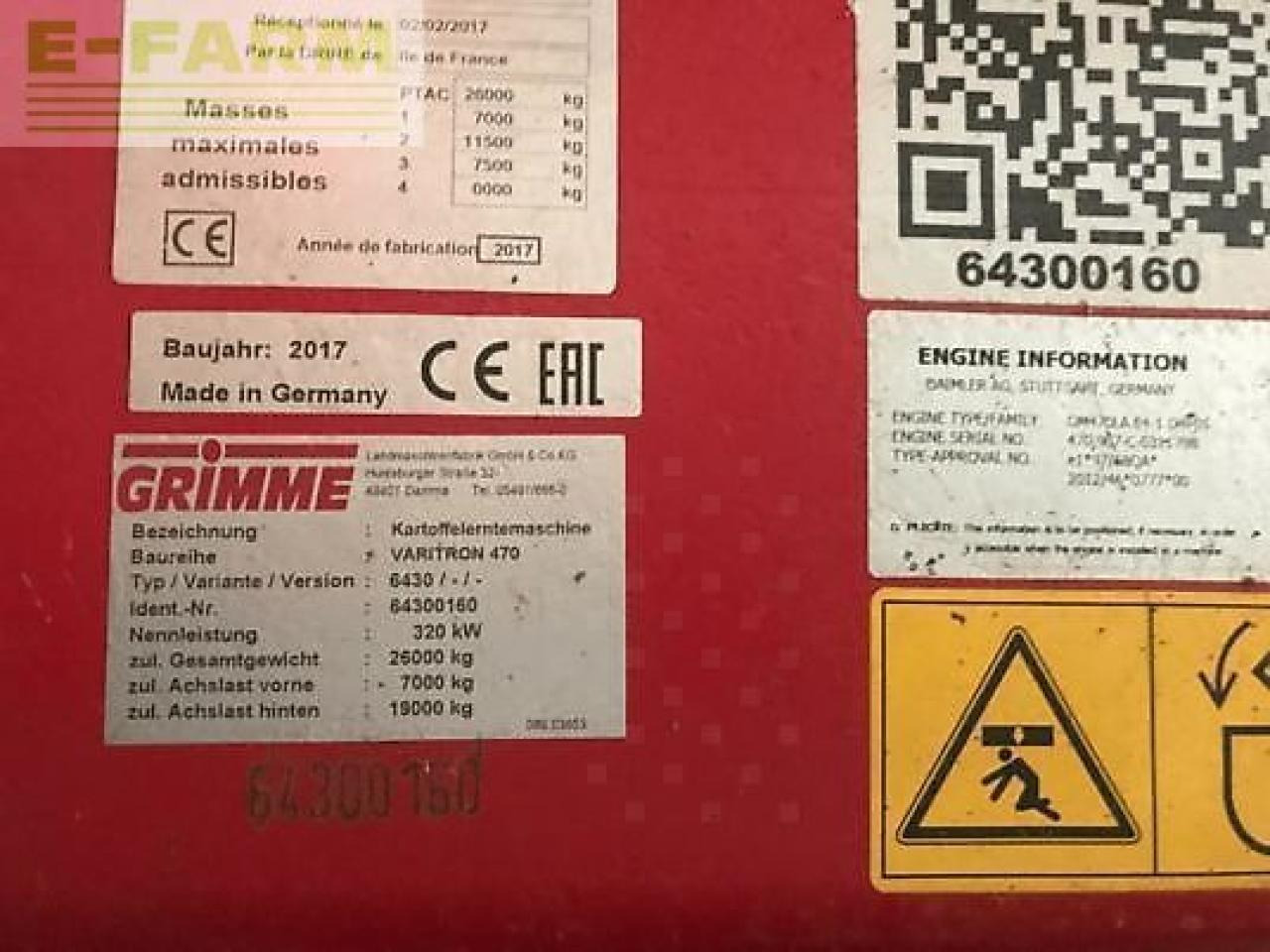 Grimme varitron 470 - Kartulivõtumasin: pilt 5 Grimme varitron 470 - Kartulivõtumasin: pilt 5