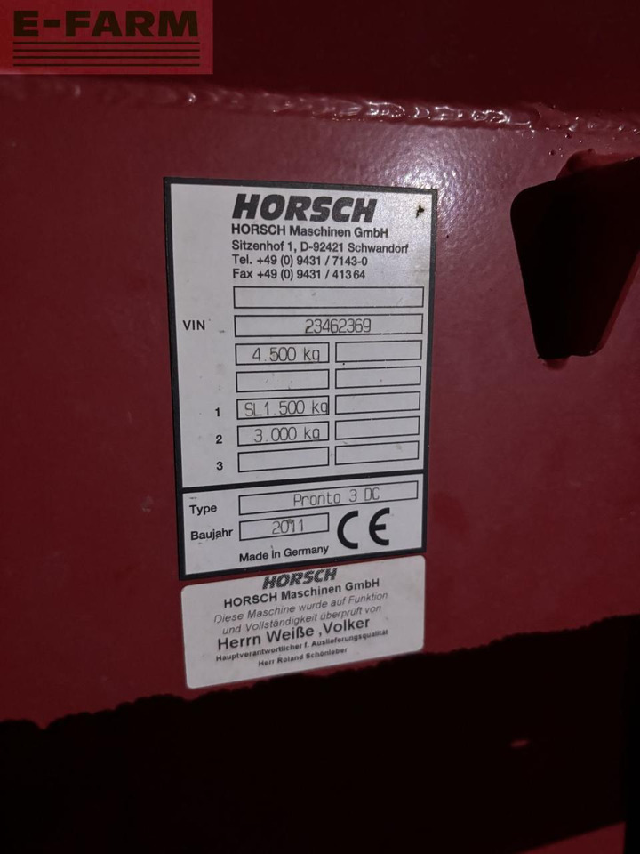 Külvimasin Horsch pronto 3 dc: pilt 8