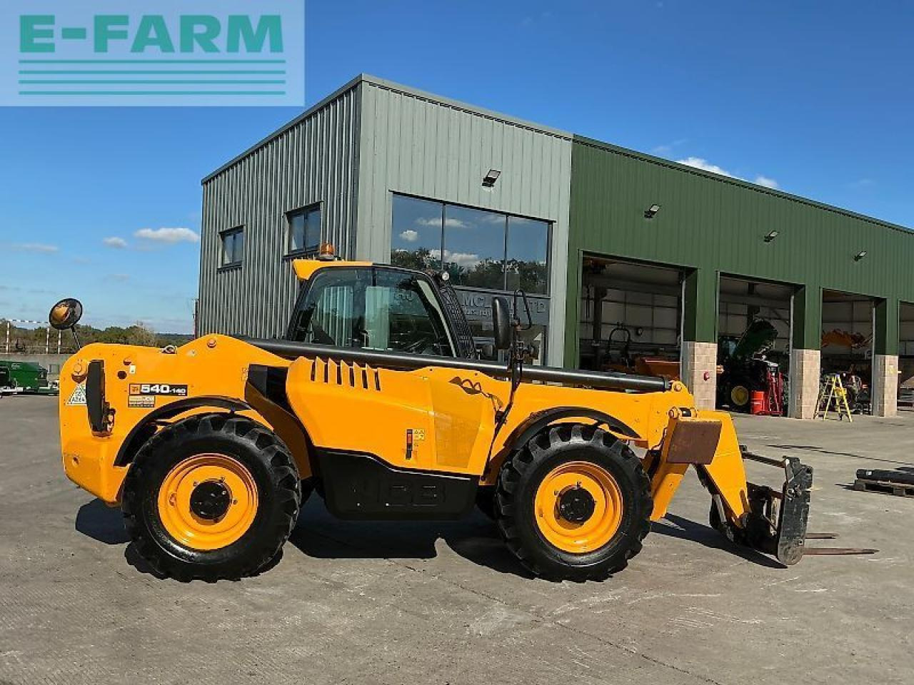 JCB 540-140 hi viz telehandler (st24609) - Teleskooplaadur: pilt 2 JCB 540-140 hi viz telehandler (st24609) - Teleskooplaadur: pilt 2