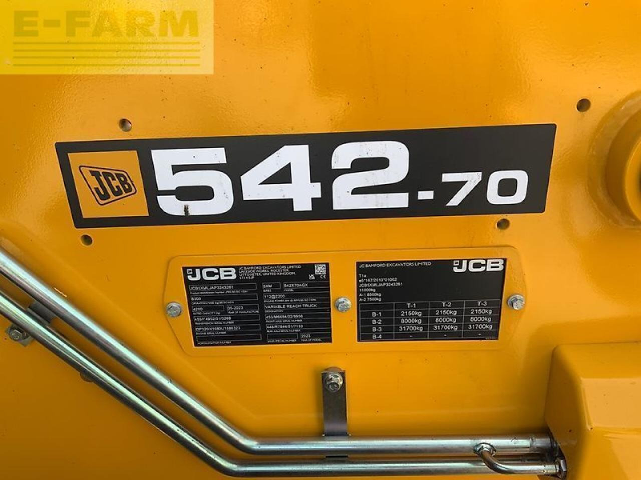 Miniekskavaator JCB 542-70 agri xtra telehandler (st23367): pilt 19