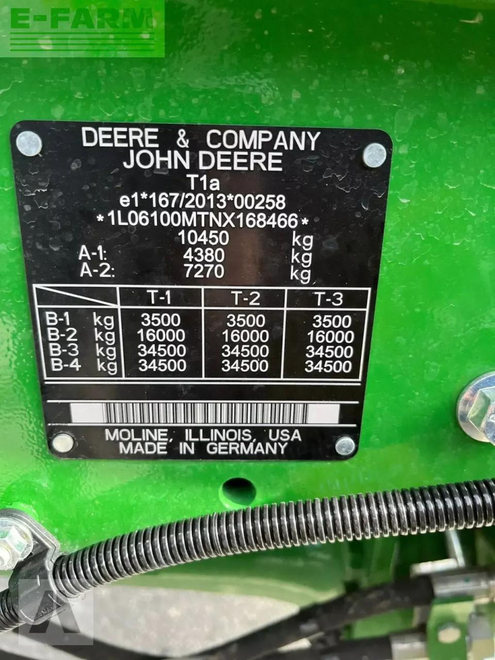 Traktor John Deere 6100m: pilt 17