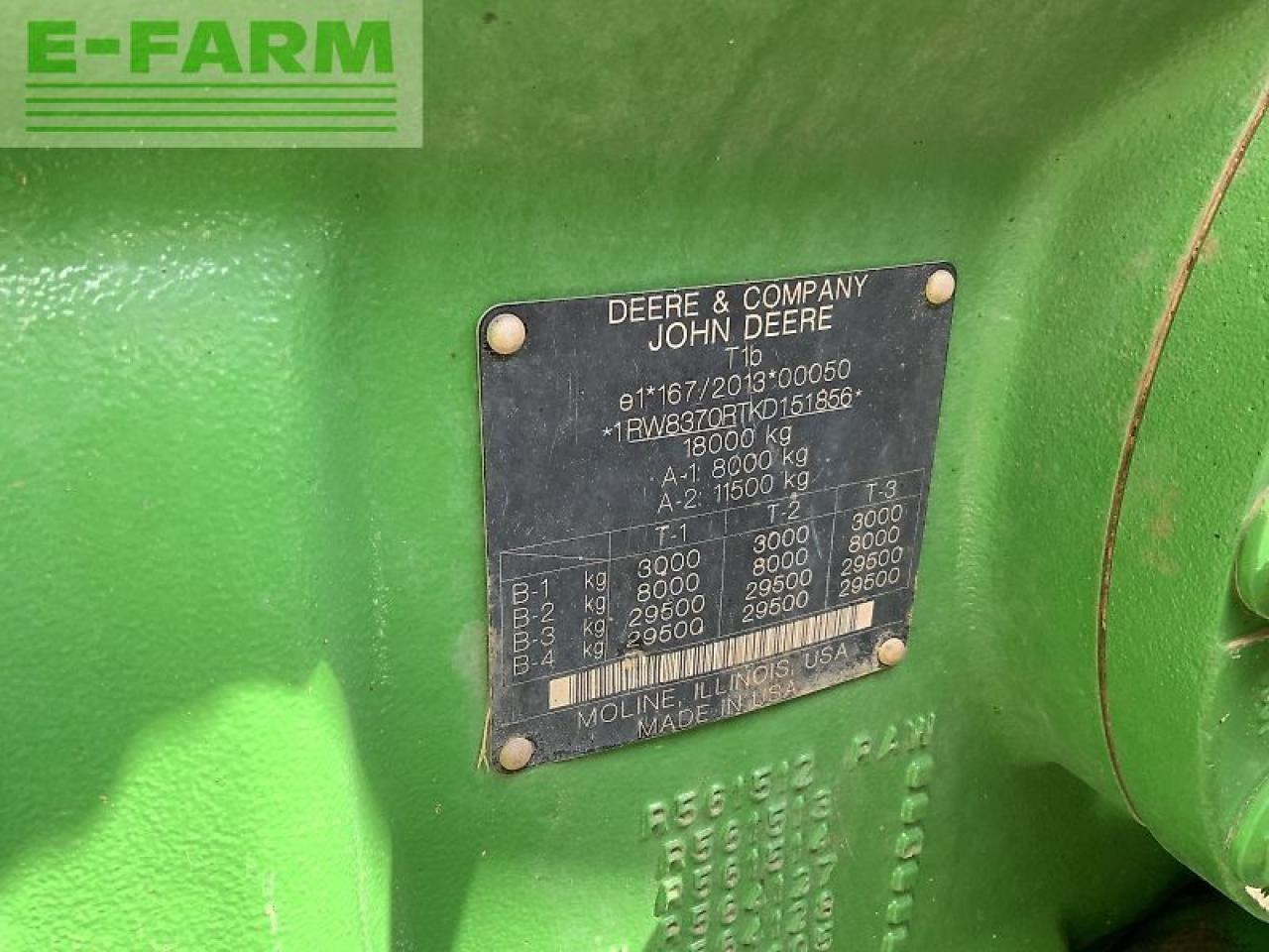Traktor John Deere 8370r ultimate edition tractor (st23424): pilt 17