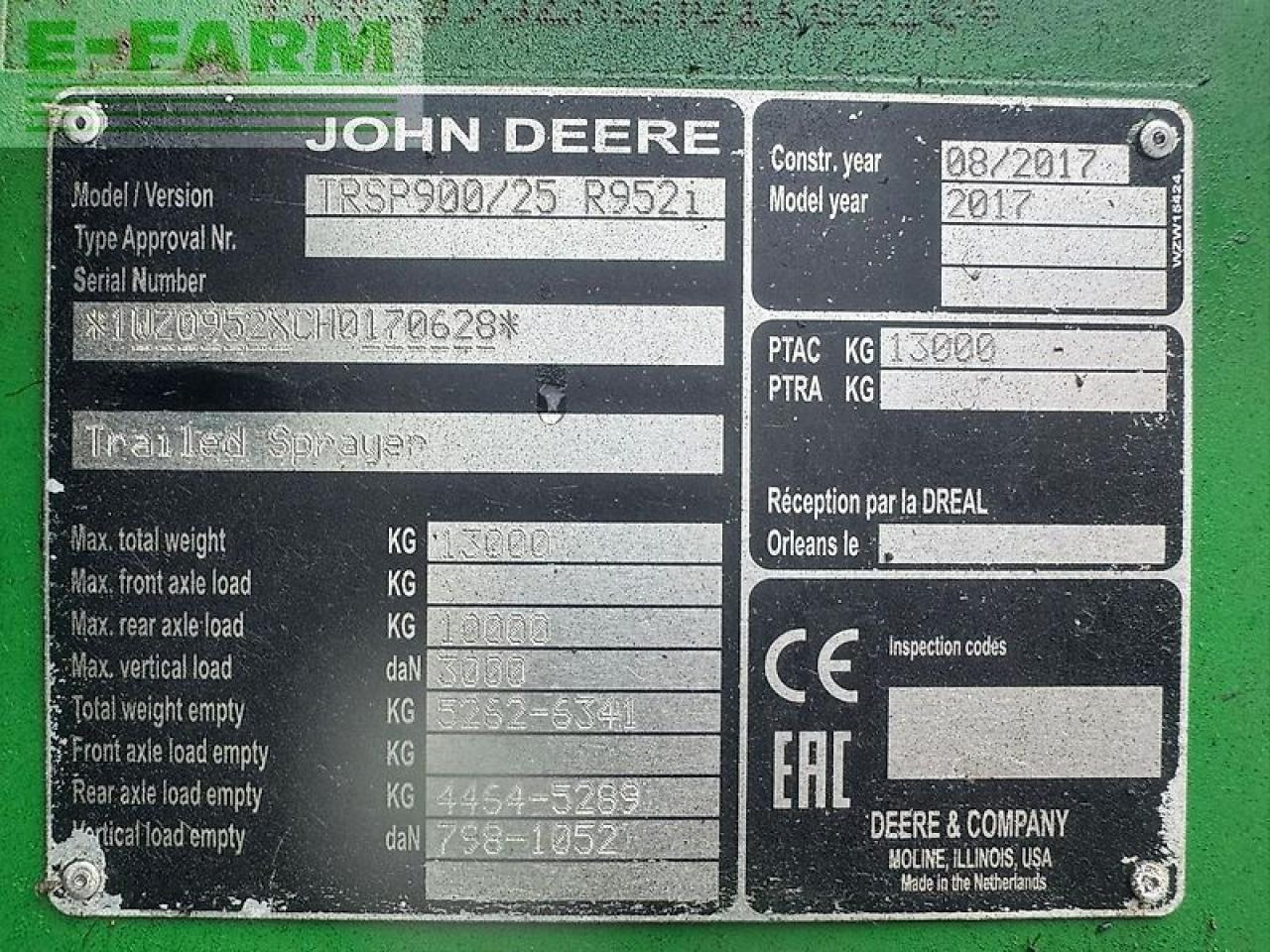 John Deere r952i - Järelveetav pritsija: pilt 5 John Deere r952i - Järelveetav pritsija: pilt 5