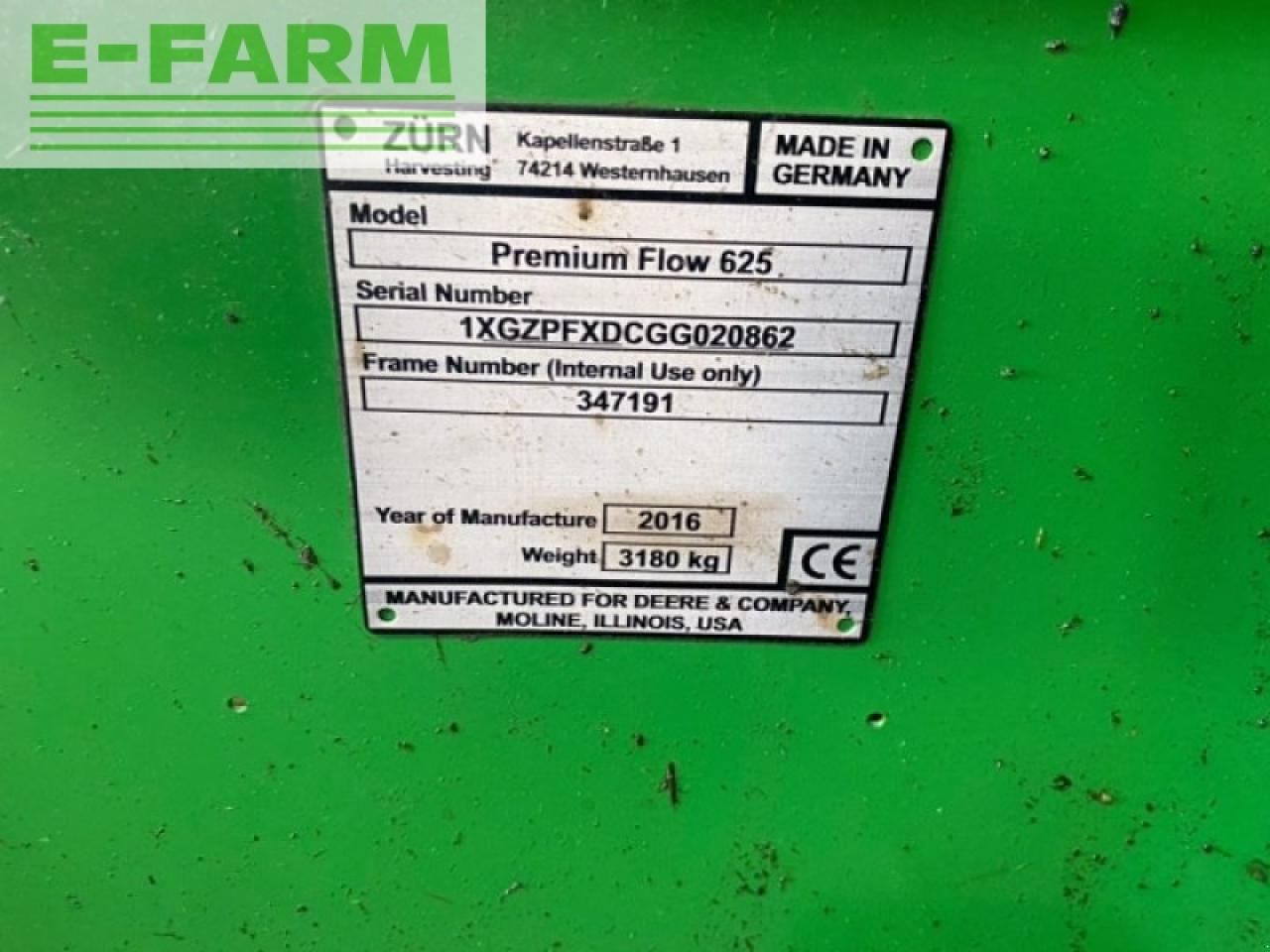 Kombain John Deere t660: pilt 9 Kombain John Deere t660: pilt 9