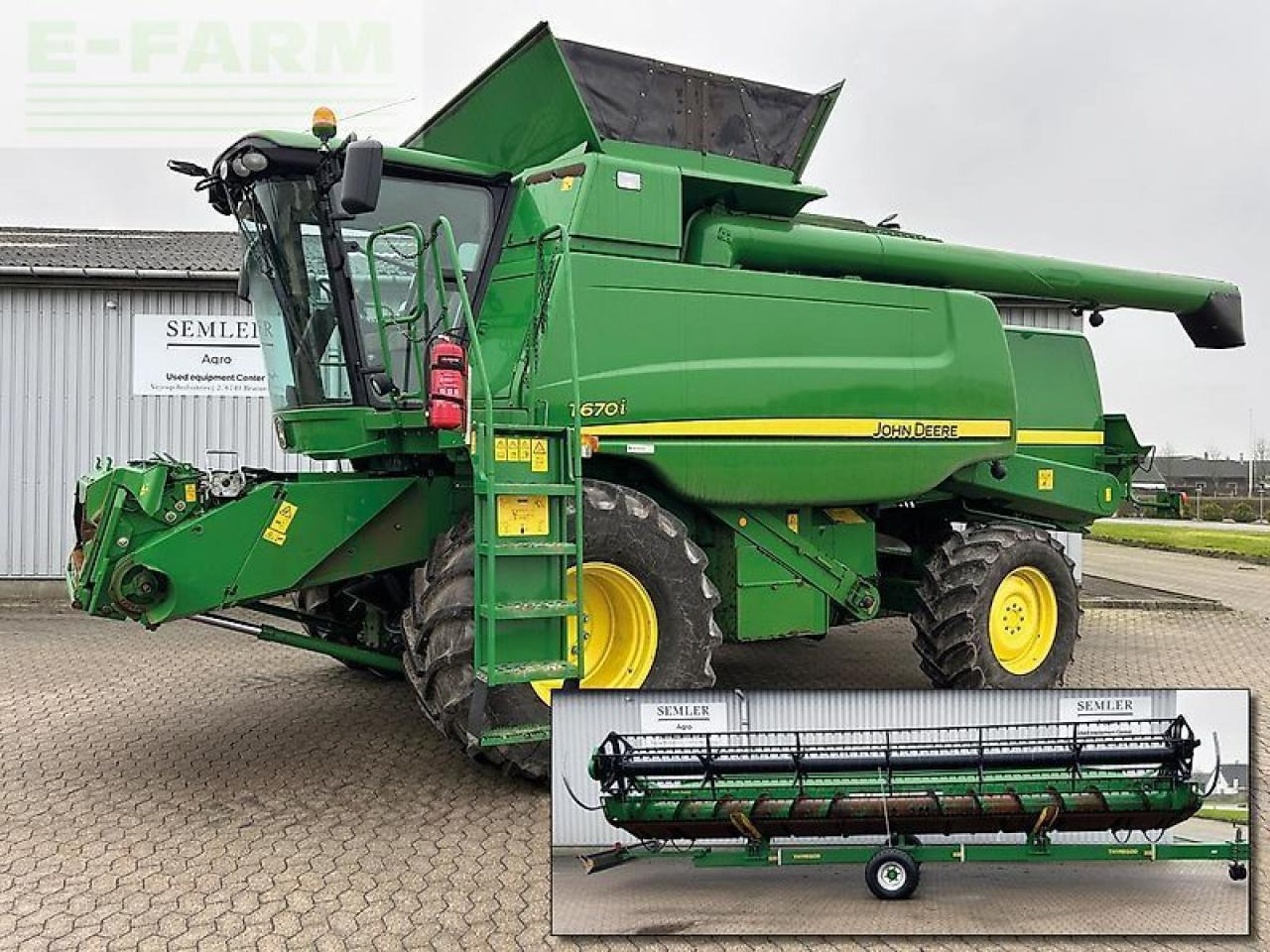 John Deere t670 - Kombain: pilt 1 John Deere t670 - Kombain: pilt 1