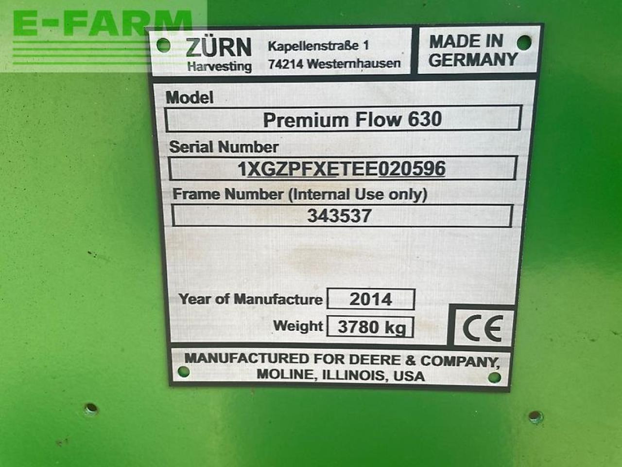 John Deere t670i - Kombain: pilt 3 John Deere t670i - Kombain: pilt 3