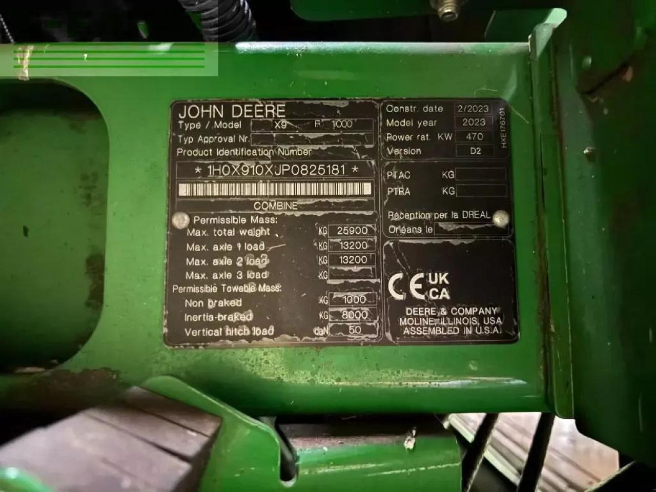 Kombain John Deere x9 1000: pilt 7