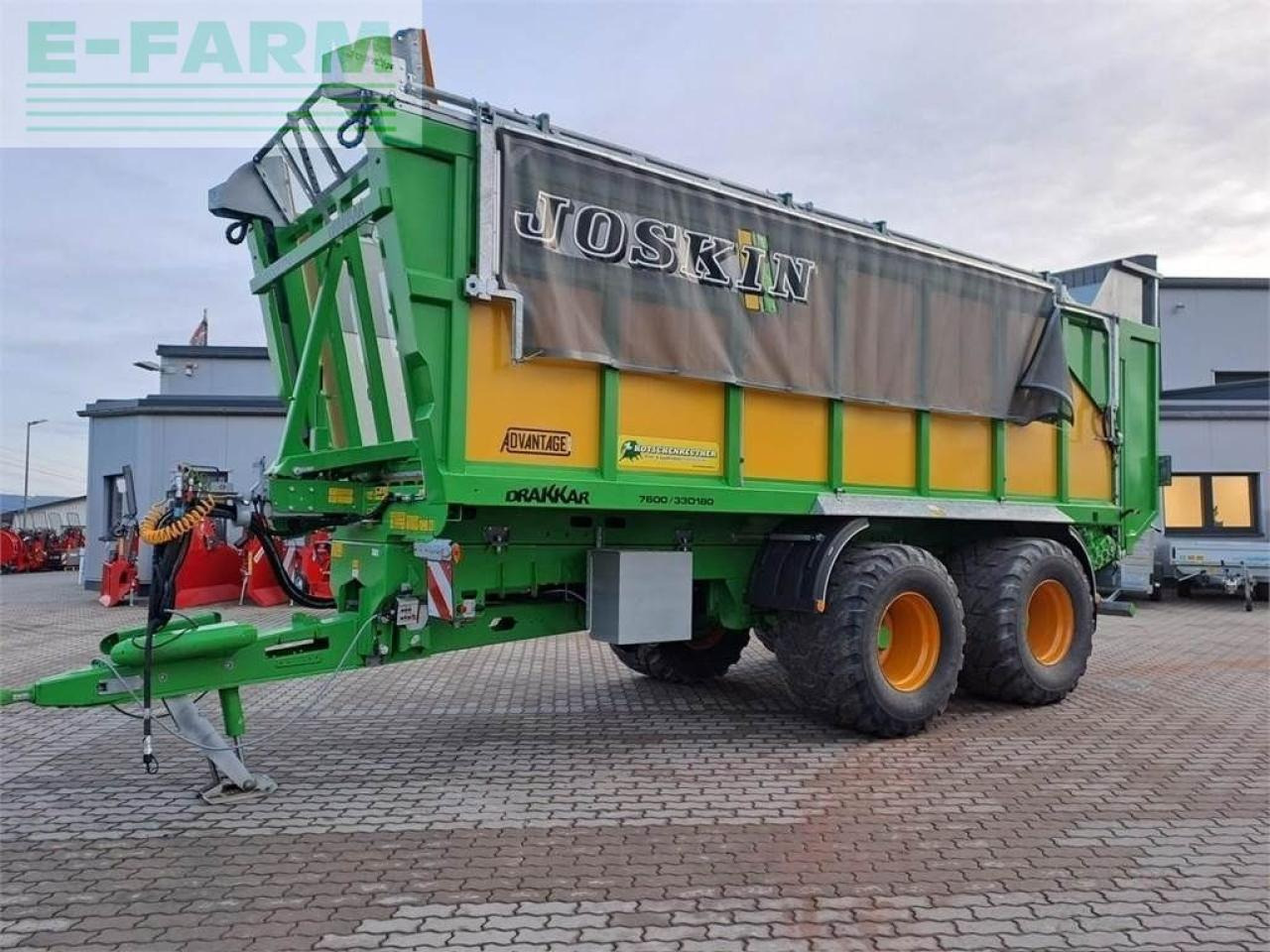 Joskin drakkar 7600/33d180 - Põllutöö järelhaagis: pilt 1 Joskin drakkar 7600/33d180 - Põllutöö järelhaagis: pilt 1