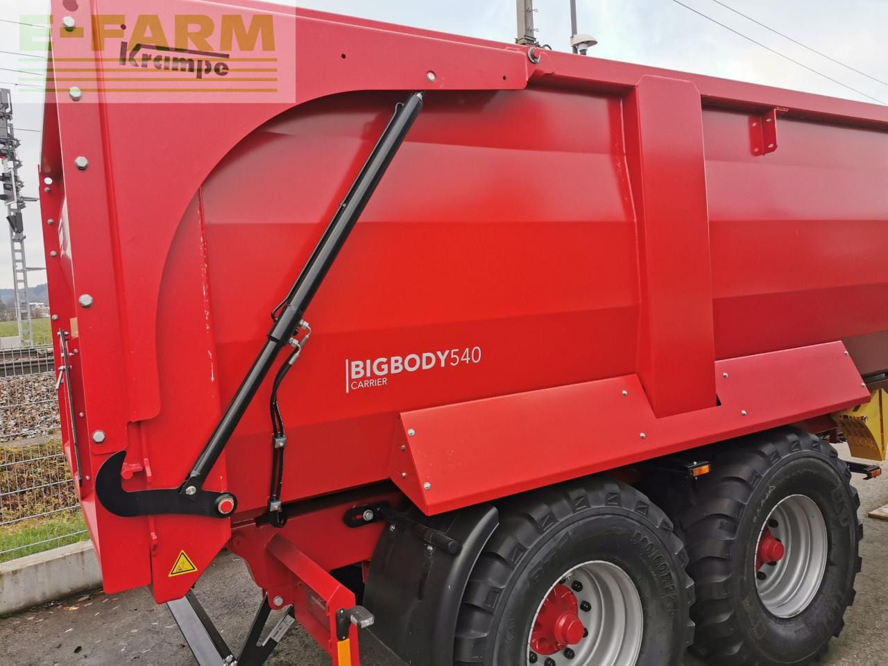 Krampe Big Body 540 - Põllutöö tõstuk-järelhaagis/ Kallur: pilt 5 Krampe Big Body 540 - Põllutöö tõstuk-järelhaagis/ Kallur: pilt 5
